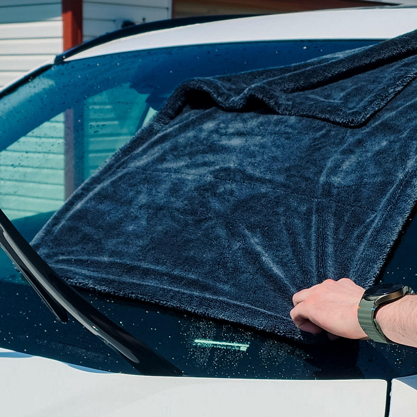 Twisted loop Drying Towel
